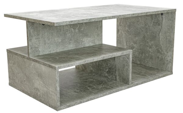 Prima Coffee Table PRIMA CONCRETE – Modern Living Room Table with Shelf