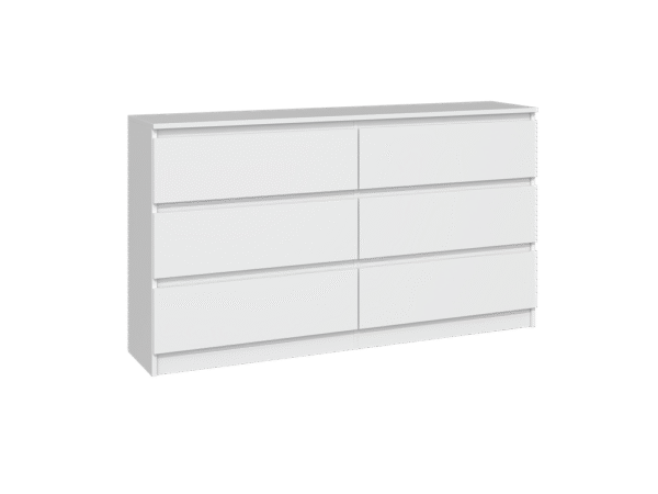 MALWA M6 140 Chest of Drawers – Matt White