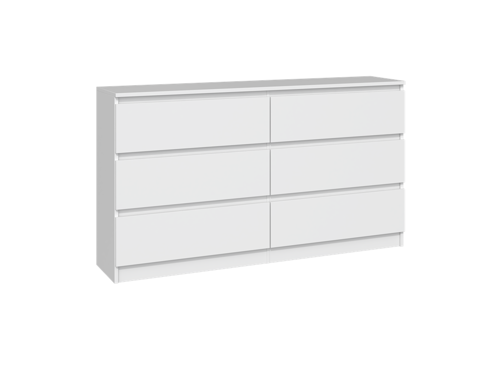 MALWA M6 140 Chest of Drawers – Matt White