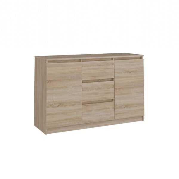 Malwa 2D3S Chest of Drawers – Sonoma Oak | 120 cm