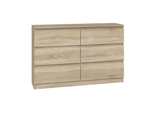 Malwa M6/120 Chest of Drawers – SONOMA OAK