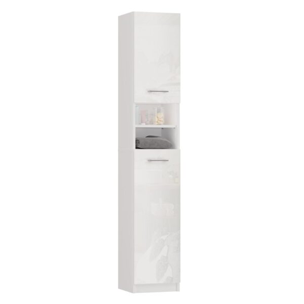 Bathroom Tall Cabinet Marbela 1.0 – White Gloss