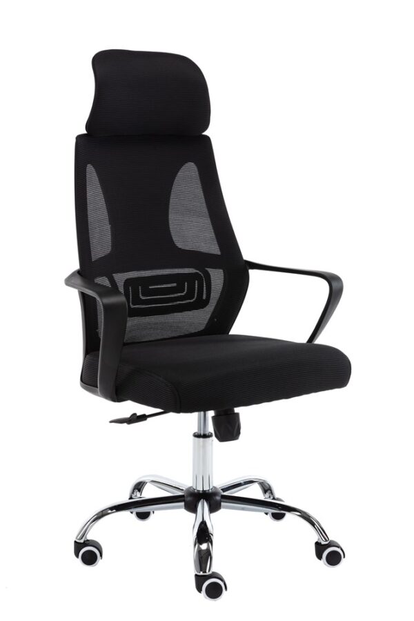 Nigel Office Chair – Black Ergonomic Swivel Chair