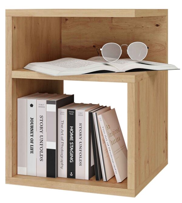 Tini Bedside Table – Artisan Oak – Minimalist Modern Nightstand