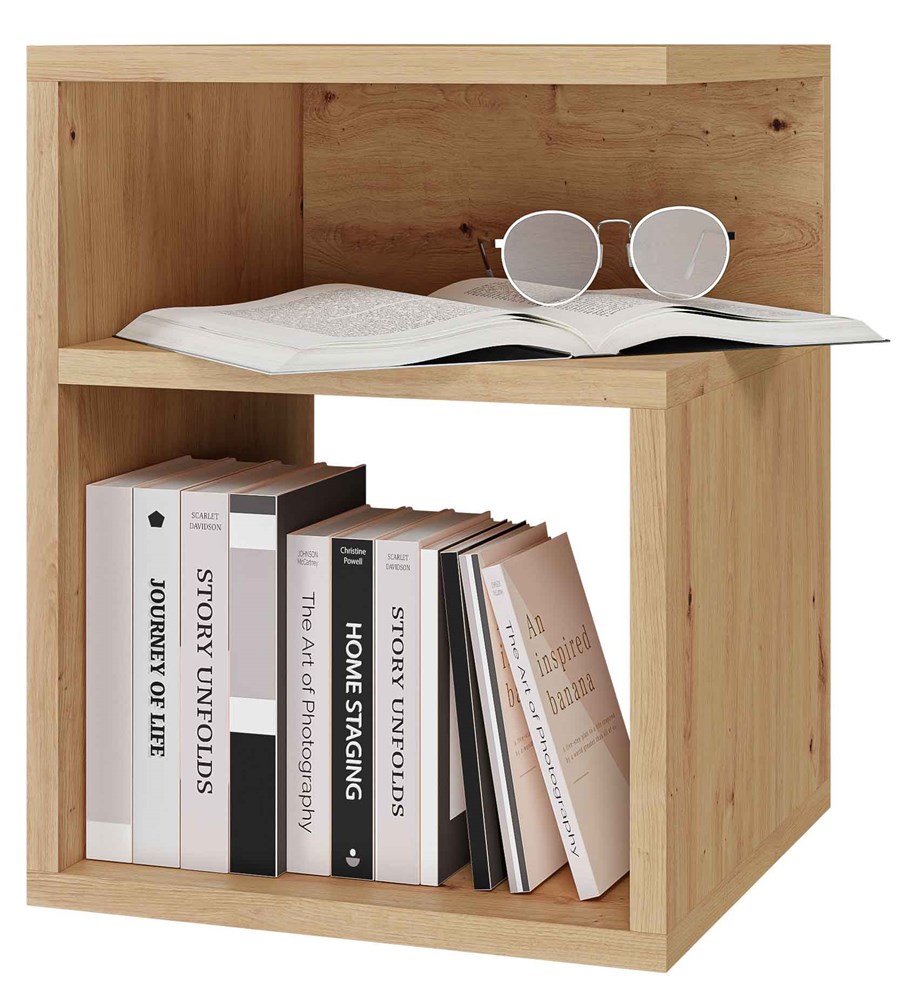 Tini Bedside Table – Artisan Oak – Minimalist Modern Nightstand