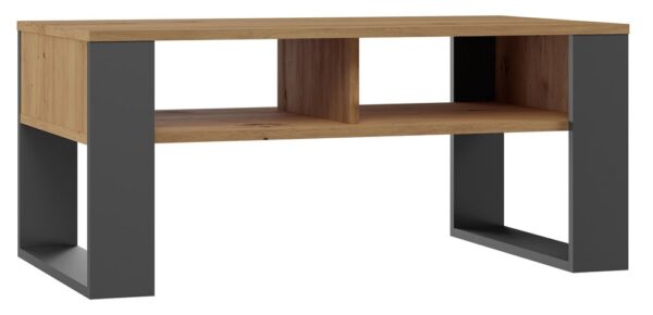 Modern 2P Coffee Table Artisan Oak / Anthracite