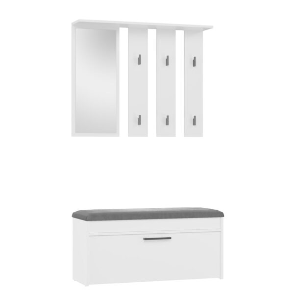 Parma Hallway Set – Matte White