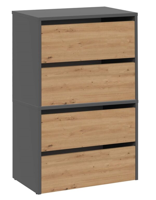 MODO X2 Shoe Cabinet – Anthracite / Artisan Oak