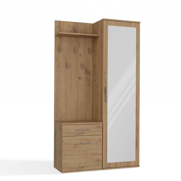 DUO Hallway Wardrobe Set – Artisan Oak