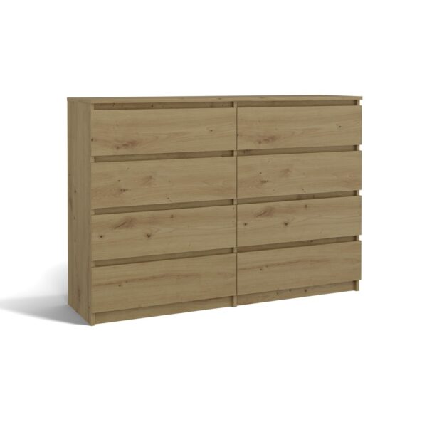 Malwa Chest of Drawers M8/140 – Oak Artisan