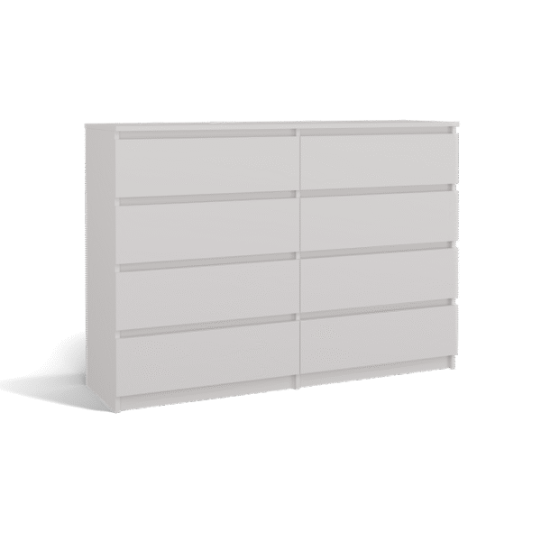 Malwa M8/140 Chest of Drawers – White