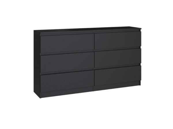 MALWA M6/140 Chest of Drawers – Black
