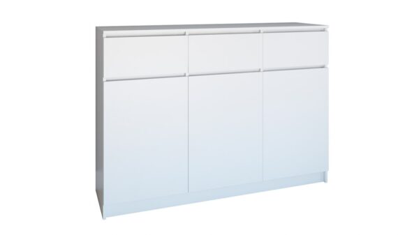 Malwa 3D3S Sideboard – White