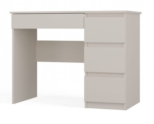 Mijas Right Cashmere Desk – Functional Desk with 4 Drawers