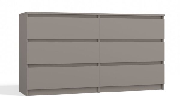 Malwa M6/140 Chest of Drawers – Clay Grey