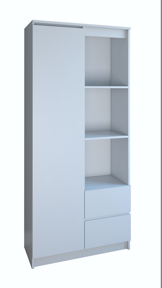 Bily RS-80 Bookcase – Matte White