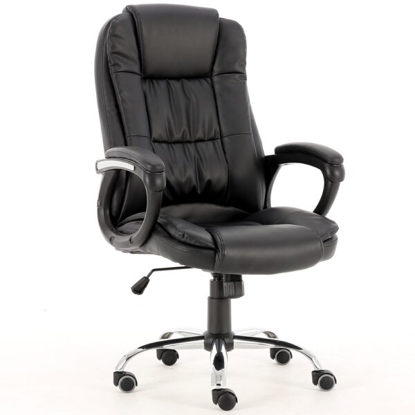 Idol Swivel Office Chair – Black