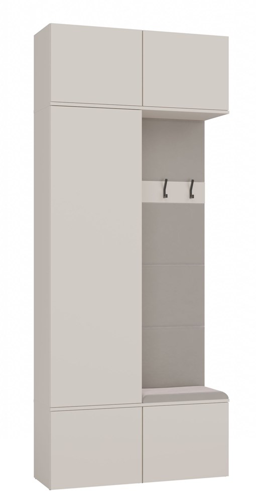 HAGA II 1SZ1W Hallway Wardrobe Set – Cashmere Beige