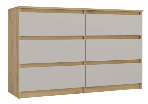 Malwa M6/120 Chest of Drawers – Artisan Oak & Cashmere