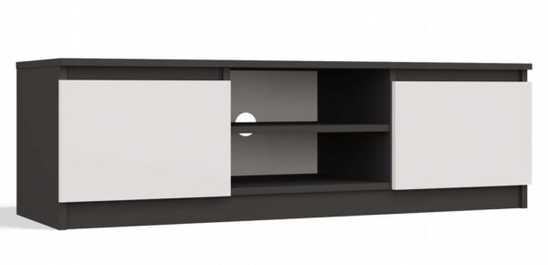 TV Cabinet Malwa 120 Anthracite & White