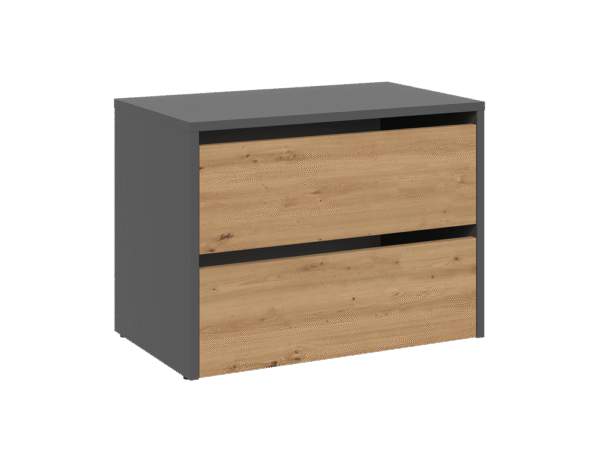 MODO 1 Shoe Cabinet – Anthracite / Artisan Oak