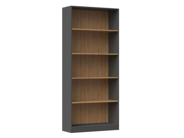 Onyx R80 Bookshelf – Anthracite / Artisan Oak