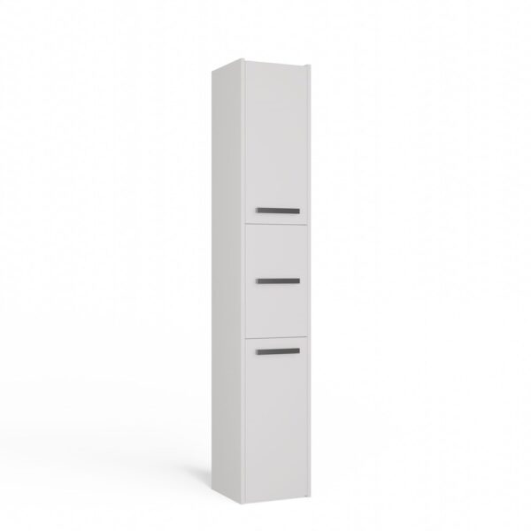 Sara S33 Bathroom Tall Cabinet – White