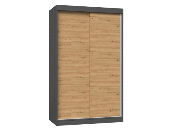 Wardrobe Iga 120B ANTHRACITE ARTISAN