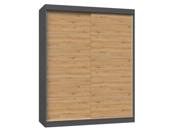 Wardrobe Iga 160/C ANTHRACITE ARTISAN