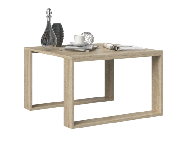 Modern MINI Coffee Table SONOMA OAK  MODERN COFFEE TABLE / SIDE TABLE