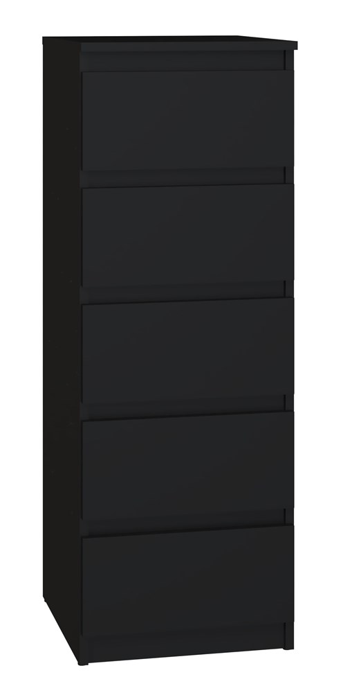 Malwa W5 Chest of Drawers – Black
