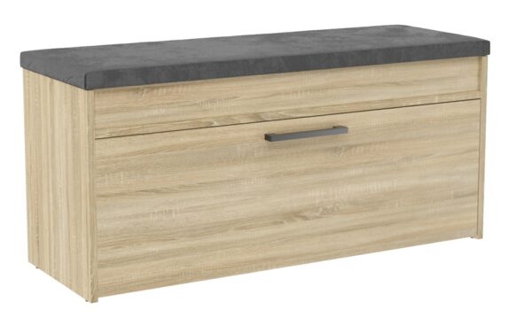 Parma Shoe Cabinet with Seat – SONOMA OAK