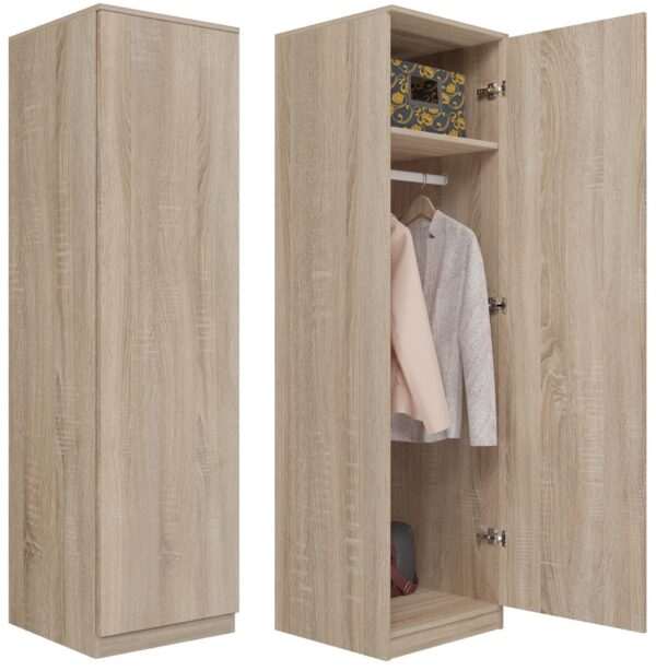Malwa SD-50 Wardrobe – Sonoma Oak