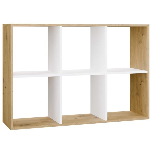 Malax 2X3 Shelf – Artisan Oak / White