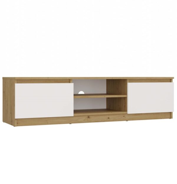 TV Stand MALWA 140 – Artisan Oak / White