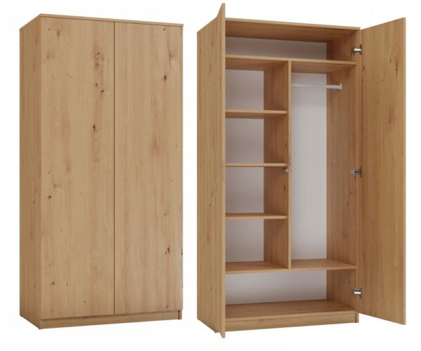Malwa SD-90 Wardrobe – Artisan Oak