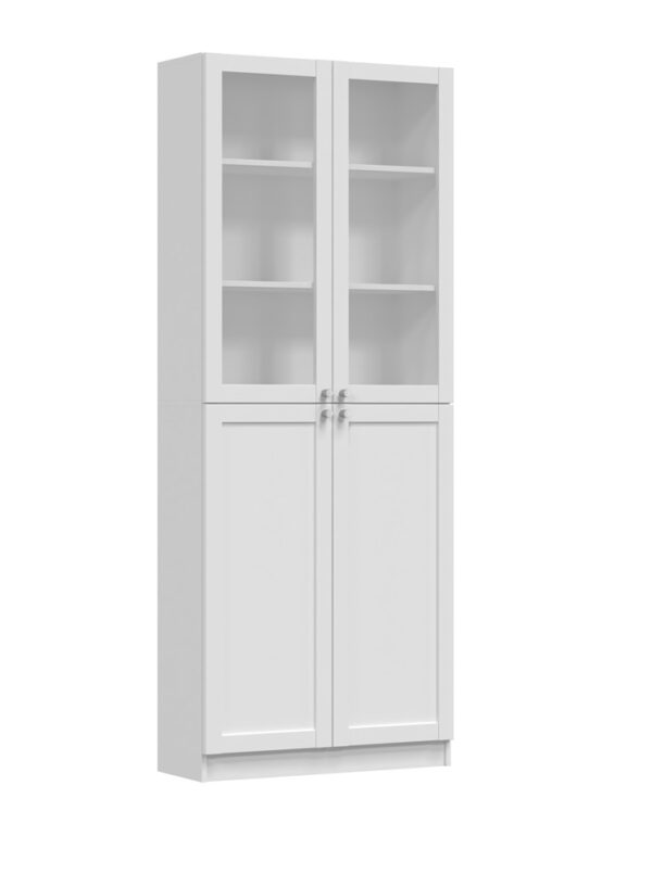 PAFOS W80/2SH Display Cabinet – White
