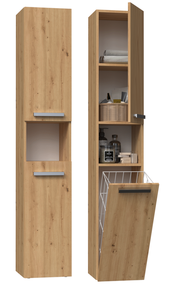 Bathroom Tall Cabinet Nel III – Oak Artisan
