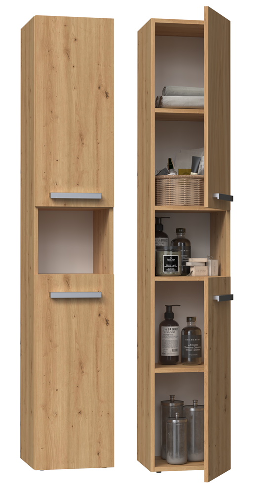 Bathroom Tall Cabinet Nel I – Artisan Oak