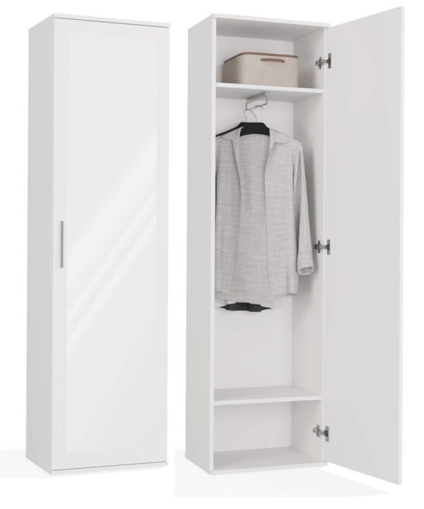 DUO Hallway Wardrobe – White Matte