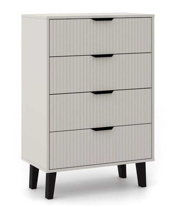 Scandi 4S SLIM Chest of Drawers – Cashmere Beige