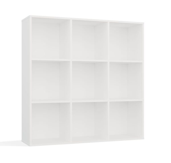 MALAX 3x3 H Shelving Unit – White Matte