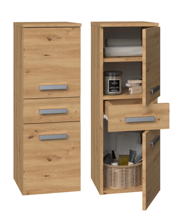 Bathroom Cabinet Nel V DDS – Artisan Oak