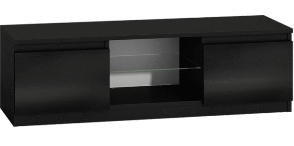 TV Cabinet Malwa 120 High Gloss Black