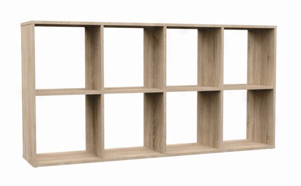 Malax 2x4 Shelf Unit – Sonoma Oak CUBE STORAGE BOOKCASE / TOY ORGANIZER