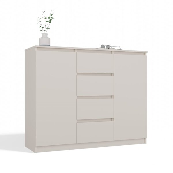 Malwa 2D4S 120 Chest of Drawers – Cashmere Beige
