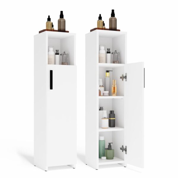 Bathroom Tall Cabinet ALVO 1D – White