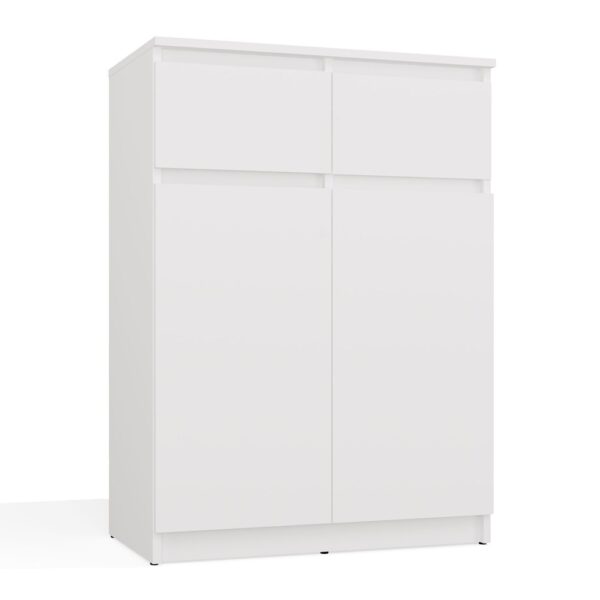 Malwa 2DD2S Sideboard – White Matte