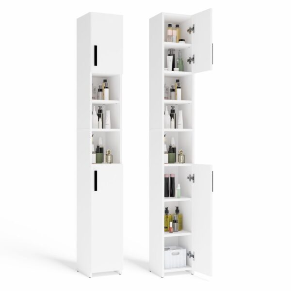 Bathroom Tall Cabinet ALVO 2D – White