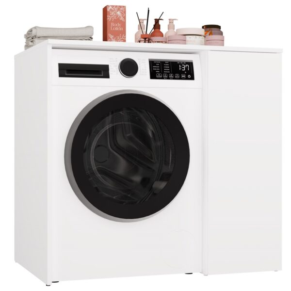Pola NP 1D Washing Machine Cabinet – WHITE